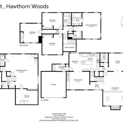 2 Bent Tree Ct, Hawthorn Woods, IL 60047