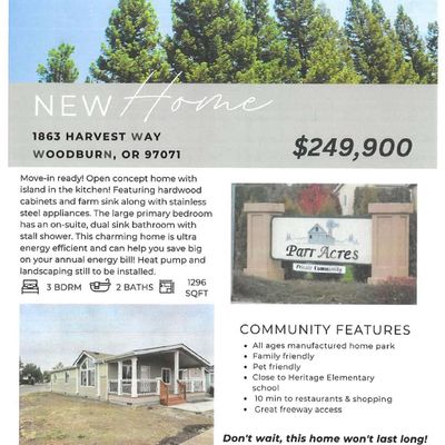 863 Harvest Way Wy, Woodburn, OR 97071