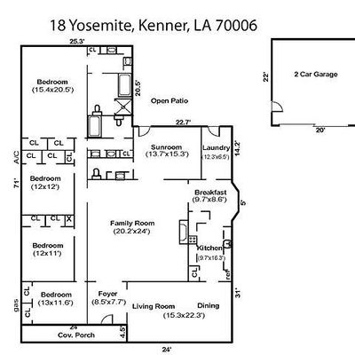 18 Yosemite St, Kenner, LA 70065